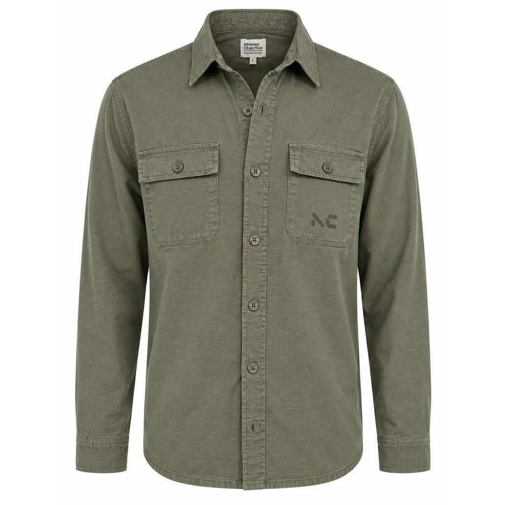 Athletes Collective Marseille Shirt Jacket 530 Olive