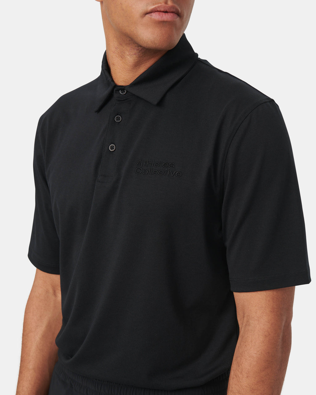 Athletes Collective The Tech Polo Polo 4000 Black